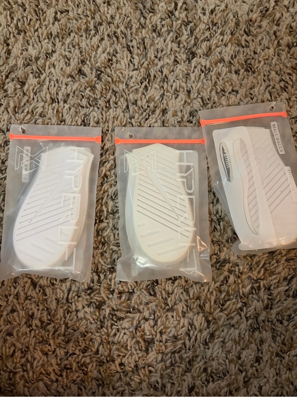 White Hyperlift Shoe Heel Lifts - 3 Pack